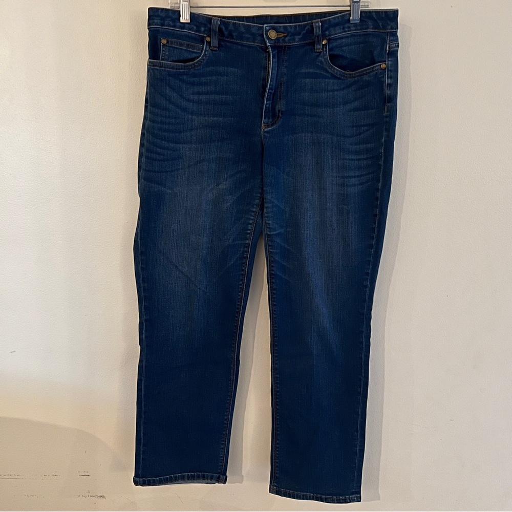 **Dark Wash Slim Fit Jeans**